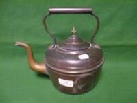 A 19thC copper kettle