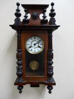 A late 19thC wall regulator