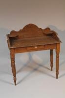 A 19thC Lincolnshire pine washstand