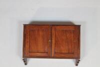 A 19thC mahogany smoker's cupboard