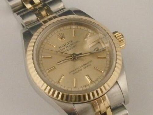 A ladies Rolex Oyster Perpetual Date Just wrist watch