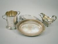 Various items of silver plate