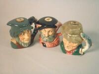 Three Royal Doulton spirit decanters to include