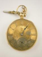 An 18ct gold cased pocket watch