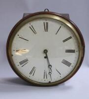 A 19th C mahogany cased wall clock