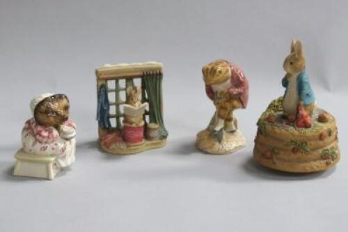 A Frederick Warne Beatrix Potter musical figurine