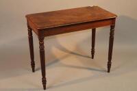 A 19thC mahogany sidetable