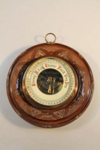 An early 20thC aneroid barometer