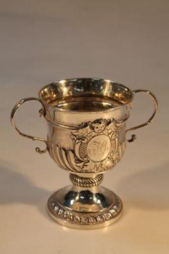 A George I silver two handled cup