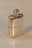 A George V silver hip flask