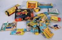 Various Dinky and Corgi boxes with others.