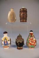 Five Chinese scent bottles