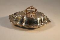 A George VI silver entree dish and cover