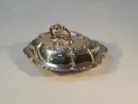 A George VI silver entree dish and cover
