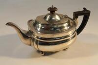 An Edward VII silver teapot