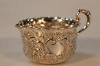 An Edward VII silver cream jug