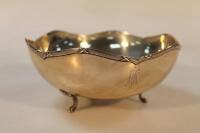 A French silver circular fruit bowl