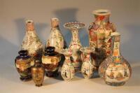 Various Japanese vases