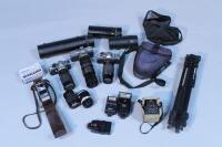 Camera equipment and cameras