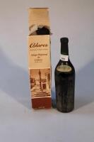 A bottle of Colares 1972 red wine.