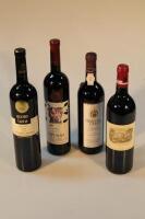 Four bottles of red wine