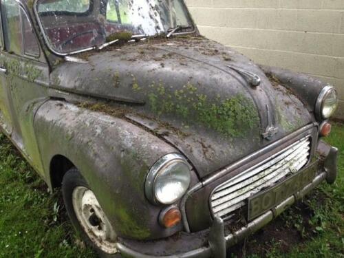 A 1965 Morris Minor 1000 restoration project