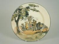 A Royal Doulton Old English Scenes Gypsy plate