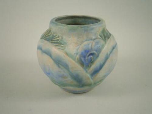 A Bourne Denby studio ceramic vase in Art Deco style