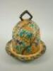 A 20thC majolica cheese dish