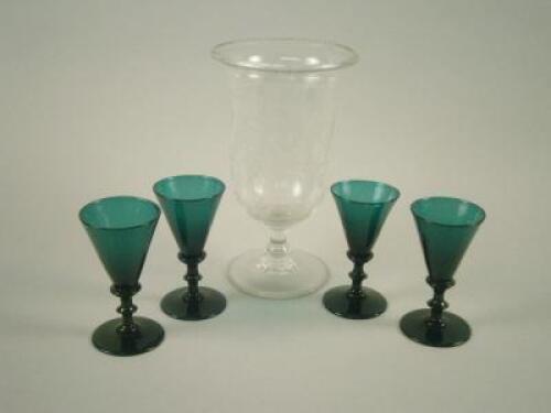 A 19thC glass to include