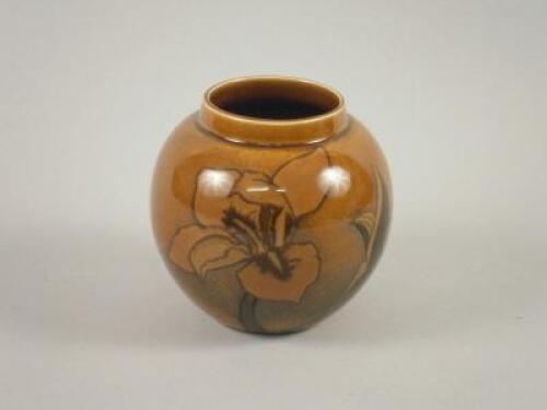 An unusual Carlton Ware globular vase