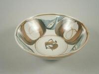 An Aldermaston Pottery dish in the manner Alan Caiger-Smith