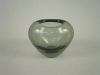 A Scandinavian small heart shaped vase