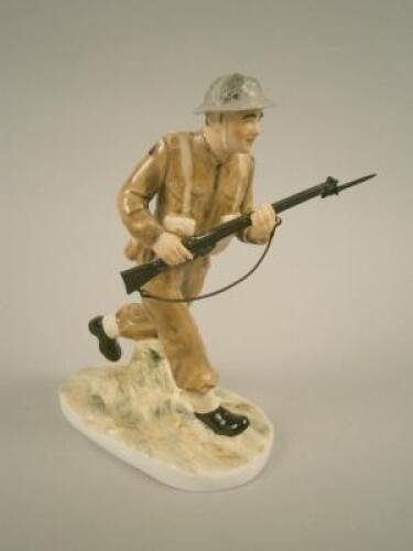 A Coalport limited edition figure For King and Country