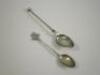 Two silver spoons