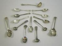 Various silver commemorative and other spoons