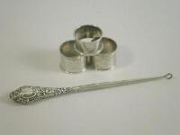 Four items of small silver