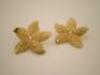 A pair of starfish earrings