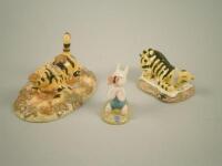 Three Royal Doulton Classic Winnie The Pooh collection figures