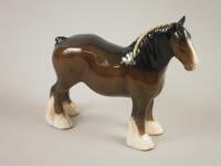 A Beswick figure of a Shire horse