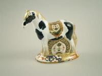 A large Royal Crown Derby paperweight of a horse