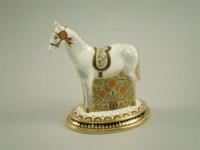 A large Royal Crown Derby paperweight of a horse