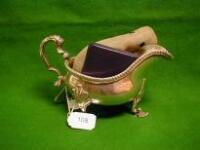A George III silver sauce boat