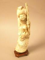 A Japanese ivory carving