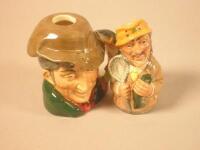 A miniature Royal Doulton character jug of The Poacher