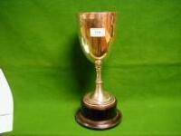 A Victorian silver trophy