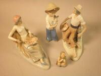 Three Casades figures