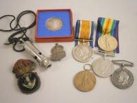 Various WWI and WII related items