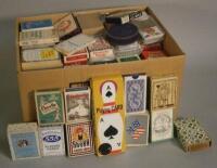 A large quantity of pictorial playing cards