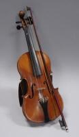 A Carrolls violin and bow